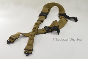 The Bungee Sling Coyote Brown by Rifles Only 