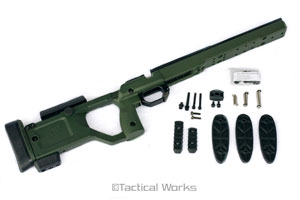 Tikka T3 Short Action Bravo Chassis Sako Green by KRG  