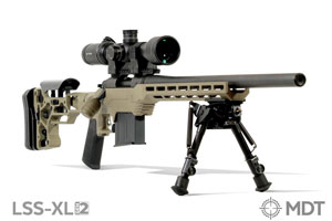 LSS-XL Gen2 Remington 700 Short Action Chassis FDE by MDT 