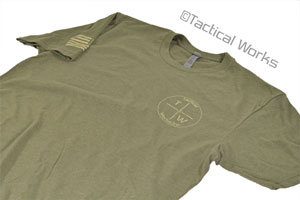 Tactical Works Logo Shirt OD Green