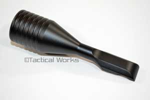 Tikka T3 Titanium Grooved Bolt Handle Black by Sterk   