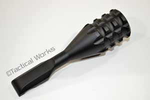 Tikka T3 Titanium Pineapple Bolt Handle Black by Sterk 