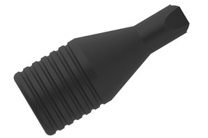 Tikka T1x Titanium Grooved Bolt Handle Black by Sterk