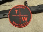 Tactical Works PVC patch - Black