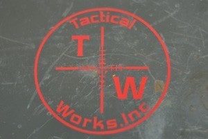 Tactical Works Die Cut Sticker Red