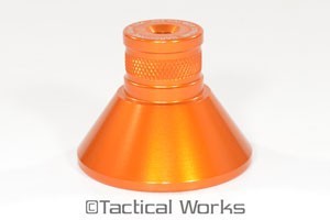 Reloading Powder Funnel .224 Cal - Orange