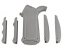 Engage AR15/M16 Interchangeable Pistol Grip Grey by MFT