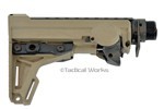 ERGO AR15/M16 F93 Adjustable Pro Stock in Black and Tan