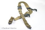The Bungee Sling Coyote Brown by Rifles Only 
