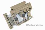 "MBA" Modular Buttstock Assembly Carbine AR stock FDE by Luth-AR 