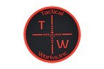 Tactical Works Sticker Black & Red
