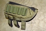 Tactical Operations Ammo Cheek Pad Shotgun Loops in OD Green