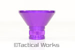 Reloading Powder Funnel .244/6mm Cal - Purple