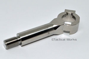 Savage Titanium Threaded Bolt Handle Left Hand